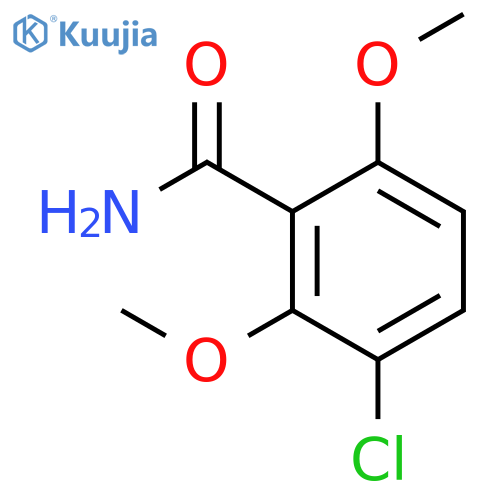 3-Chloro-2,6-dimethoxybenzamide structure