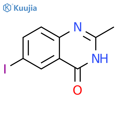 4(3H)-Quinazolinone,6-iodo-2-methyl- structure