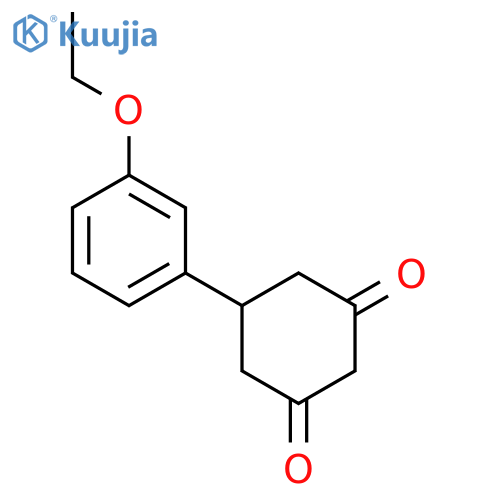 5-(3-Ethoxyphenyl)cyclohexane-1,3-dione structure