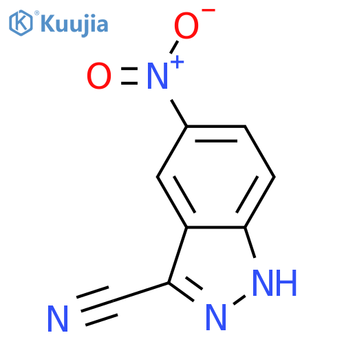 5-Nitro-1H-indazole-3-carbonitrile structure