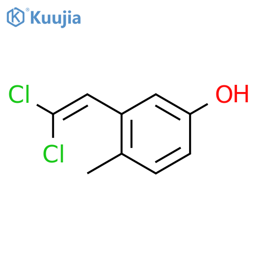 Phenol,3-(2,2-dichloroethenyl)-4-methyl- structure