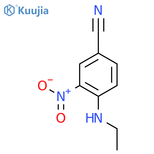 4-(Ethylamino)-3-nitrobenzonitrile structure