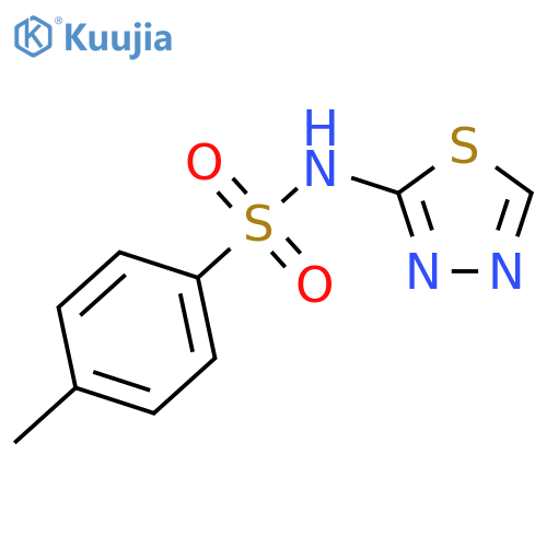 4-methyl-N-(1,3,4-thiadiazol-2-yl)benzenesulfonamide structure