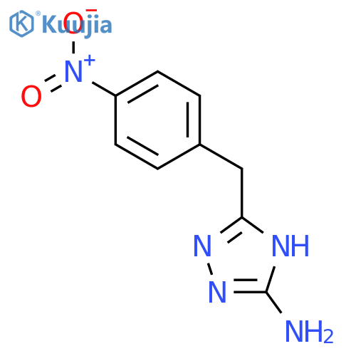 5-(4-Nitrobenzyl)-4H-1,2,4-triazol-3-amine structure
