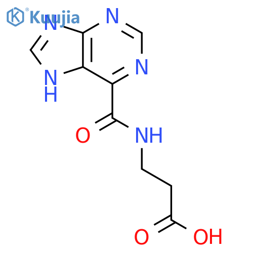 b-Alanine,N-(purin-6-ylcarbonyl)- (7CI) structure