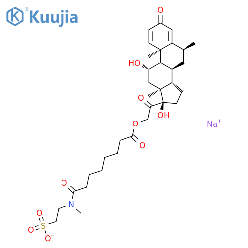 Methylprednisolone suleptanate monosodiumsalt structure