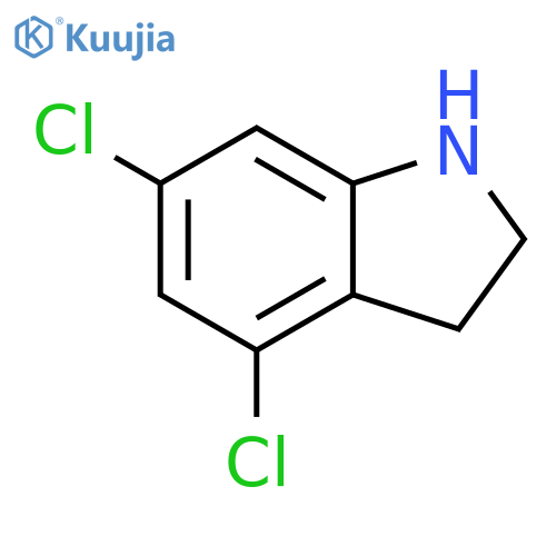 4,6-Dichloroindoline structure