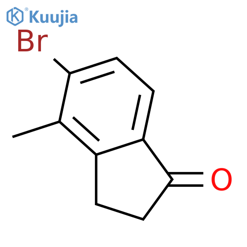 5-Bromo-4-methyl-2,3-dihydro-1H-inden-1-one structure