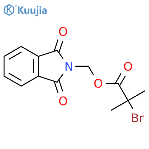(1,3-Dioxoisoindol-2-yl)methyl 2-bromo-2-methylpropanoate structure
