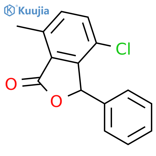 1(3H)-ISOBENZOFURANONE, 4-CHLORO-7-METHYL-3-PHENYL- structure