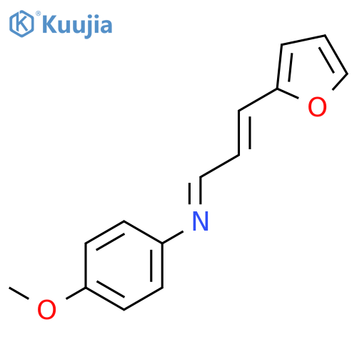 Benzenamine, N-[3-(2-furanyl)-2-propenylidene]-4-methoxy- structure