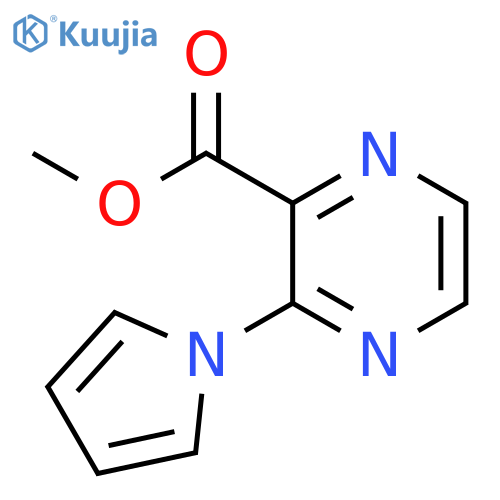 Methyl 3-(1H-pyrrol-1-yl)pyrazine-2-carboxylate structure