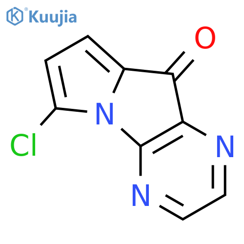 6-chloro-9H-Pyrazino[2,3-b]pyrrolizin-9-one structure