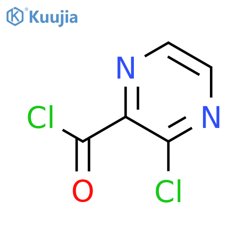 3-Chloropyrazine-2-carbonyl chloride structure