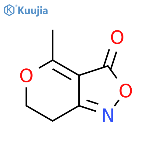 3H-Pyrano[4,3-c]isoxazol-3-one,6,7-dihydro-4-methyl- structure