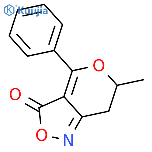 3H-PYRANO[4,3-C]ISOXAZOL-3-ONE, 6,7-DIHYDRO-6-METHYL-4-PHENYL- structure