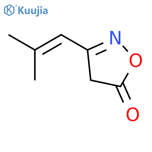 5(4H)-ISOXAZOLONE, 3-(2-METHYL-1-PROPENYL)- structure