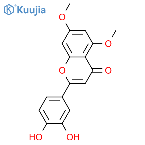 5,7-Dimethoxyluteolin structure