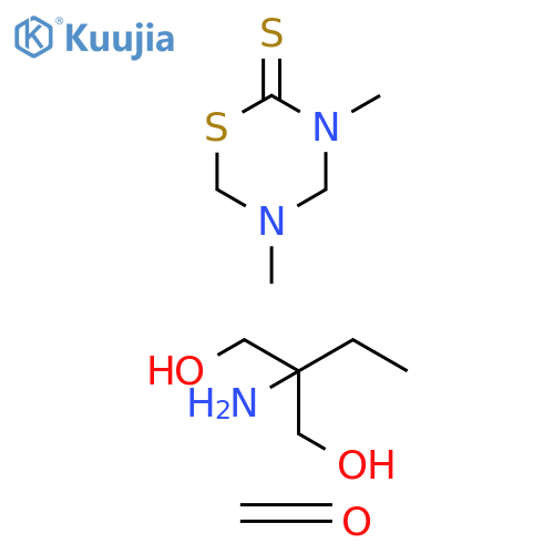 formaldehyde, reaction products with 2-amino-2-ethyl-1,3-propanediol and tetrahydro-3,5-dimethyl-2h-1,3,5-thiadiazine-2-thione structure