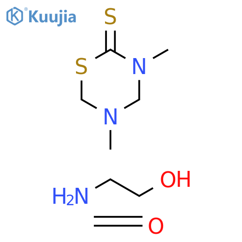 formaldehyde, reaction products with ethanolamine and tetrahydro-3,5-dimethyl-2h-1,3,5-thiadiazine-2-thione structure