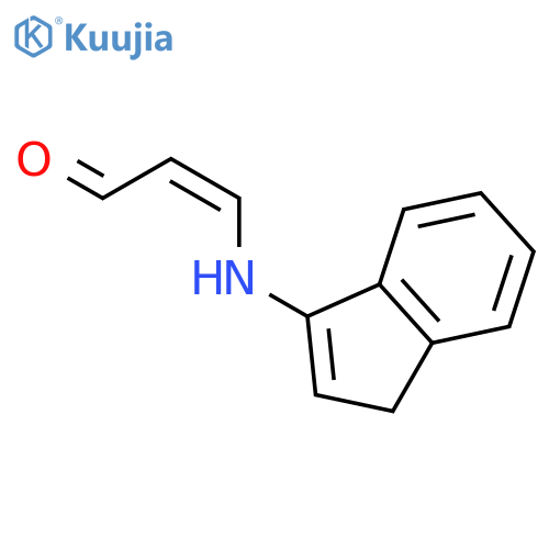 2-Propenal, 3-(1H-inden-3-ylamino)-, (Z)- structure