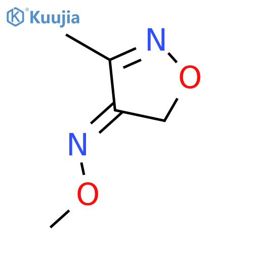 4(5H)-Isoxazolone, 3-methyl-, O-methyloxime structure