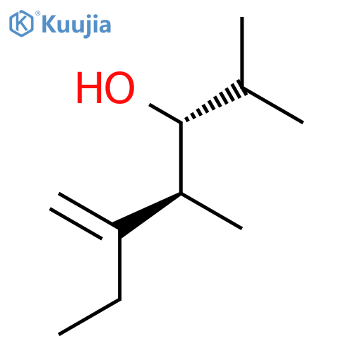 3-HEPTANOL, 2,4-DIMETHYL-5-METHYLENE-, (R*,S*)- structure