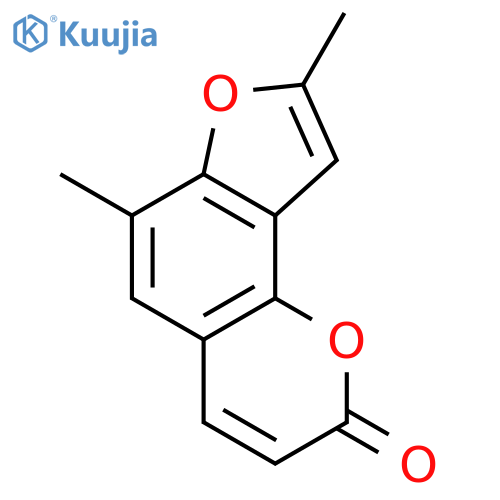 2H-Furo[2,3-h]-1-benzopyran-2-one,6,8-dimethyl- structure