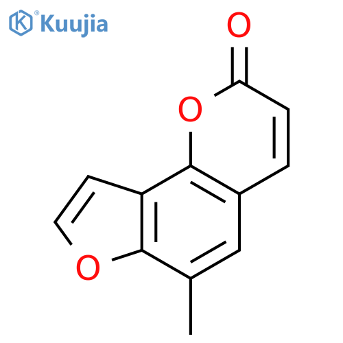 2H-Furo[2,3-h]-1-benzopyran-2-one,6-methyl- structure