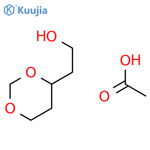 1,3-Dioxane-4-ethanol, acetate structure