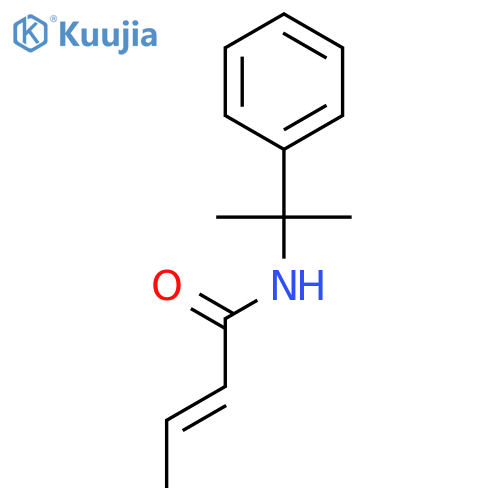 2-BUTENAMIDE, N-(1-METHYL-1-PHENYLETHYL)- structure