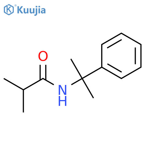 Propanamide, 2-methyl-N-(1-methyl-1-phenylethyl)- structure