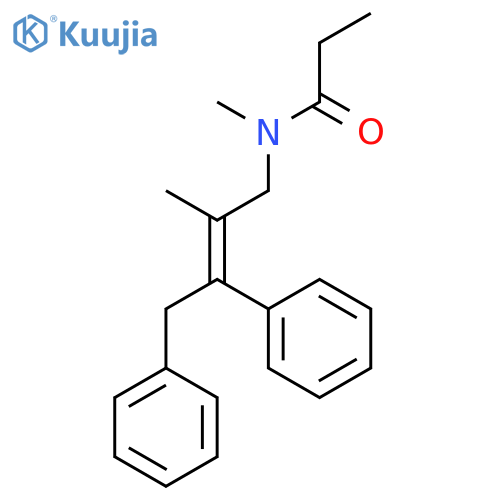 Propanamide, N-methyl-N-(2-methyl-3,4-diphenyl-2-butenyl)- structure
