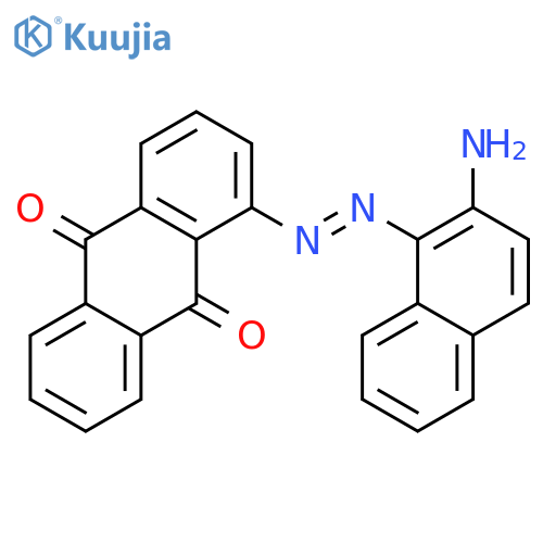 9,10-Anthracenedione, 1-[(2-amino-1-naphthalenyl)azo]- structure