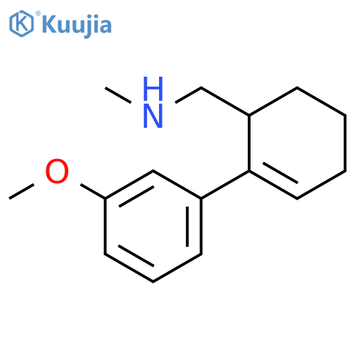 2-Cyclohexene-1-methanamine, 2-(3-methoxyphenyl)-N-methyl- structure