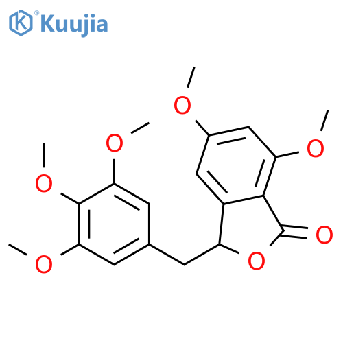 5, 7-Dimethoxy-3-(3, 4, 5-trimethoxybenzyl)phthalide structure