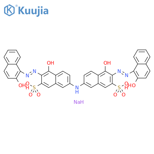 2-Naphthalenesulfonic acid, 7,7'-iminobis[4-hydroxy-3-[(2-hydroxy-1-naphthalenyl)azo]-, disodium salt (9CI) structure