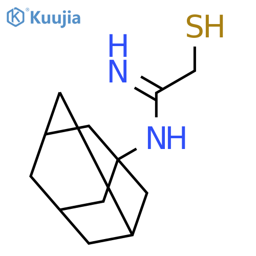 ETHANIMIDAMIDE, 2-MERCAPTO-N-TRICYCLO[3.3.1.13,7]DEC-1-YL- structure