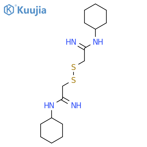 ETHANIMIDAMIDE, 2,2'-DITHIOBIS[N-CYCLOHEXYL- structure