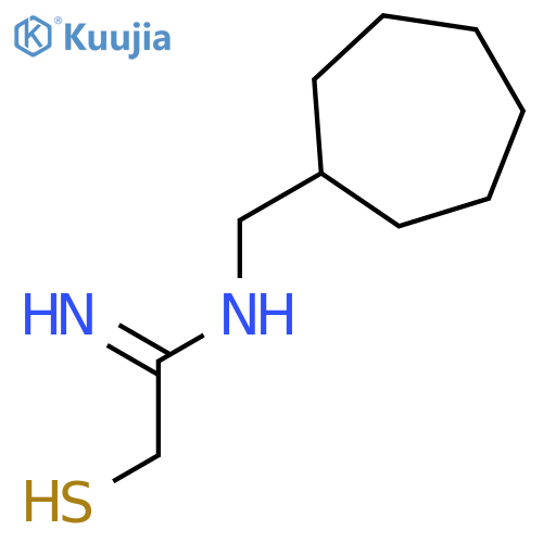 ETHANIMIDAMIDE, N-(CYCLOHEPTYLMETHYL)-2-MERCAPTO- structure