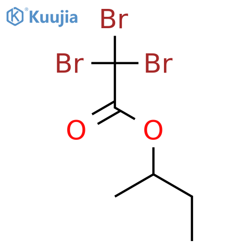 Acetic acid, tribromo-, 1-methylpropyl ester structure