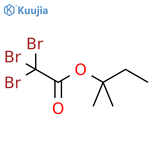 Acetic acid, tribromo-, 1,1-dimethylpropyl ester structure