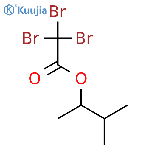 Acetic acid, tribromo-, 1,2-dimethylpropyl ester structure