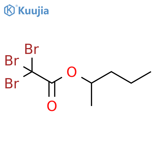 Acetic acid, tribromo-, 1-methylbutyl ester structure