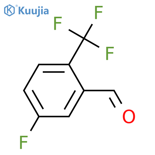 5-fluoro-2-(trifluoromethyl)benzaldehyde structure
