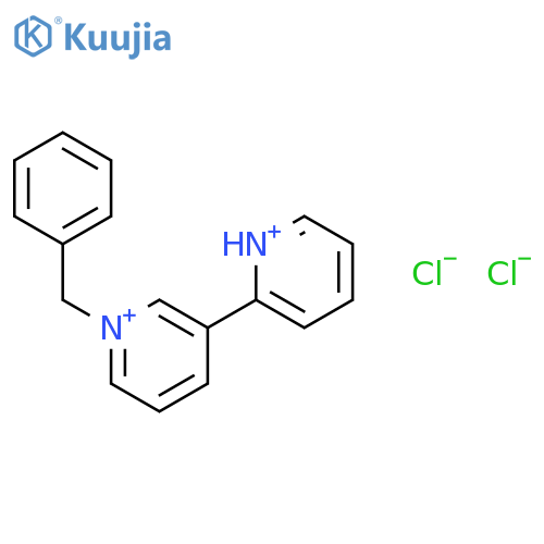 2,3'-Bipyridinium, 1'-(phenylmethyl)-, chloride structure