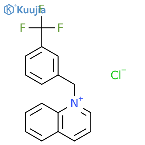 QUINOLINIUM, 1-[[3-(TRIFLUOROMETHYL)PHENYL]METHYL]-, CHLORIDE structure