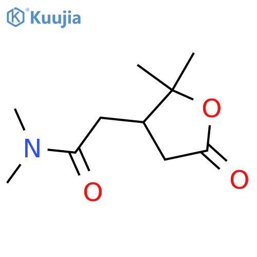 3-FURANACETAMIDE, TETRAHYDRO-N,N,2,2-TETRAMETHYL-5-OXO- structure