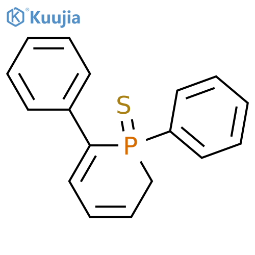 PHOSPHORIN, 1,2-DIHYDRO-1,6-DIPHENYL-, 1-SULFIDE structure