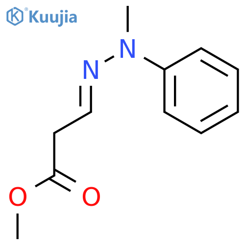 PROPANOIC ACID, 3-(METHYLPHENYLHYDRAZONO)-, METHYL ESTER, (E)- structure